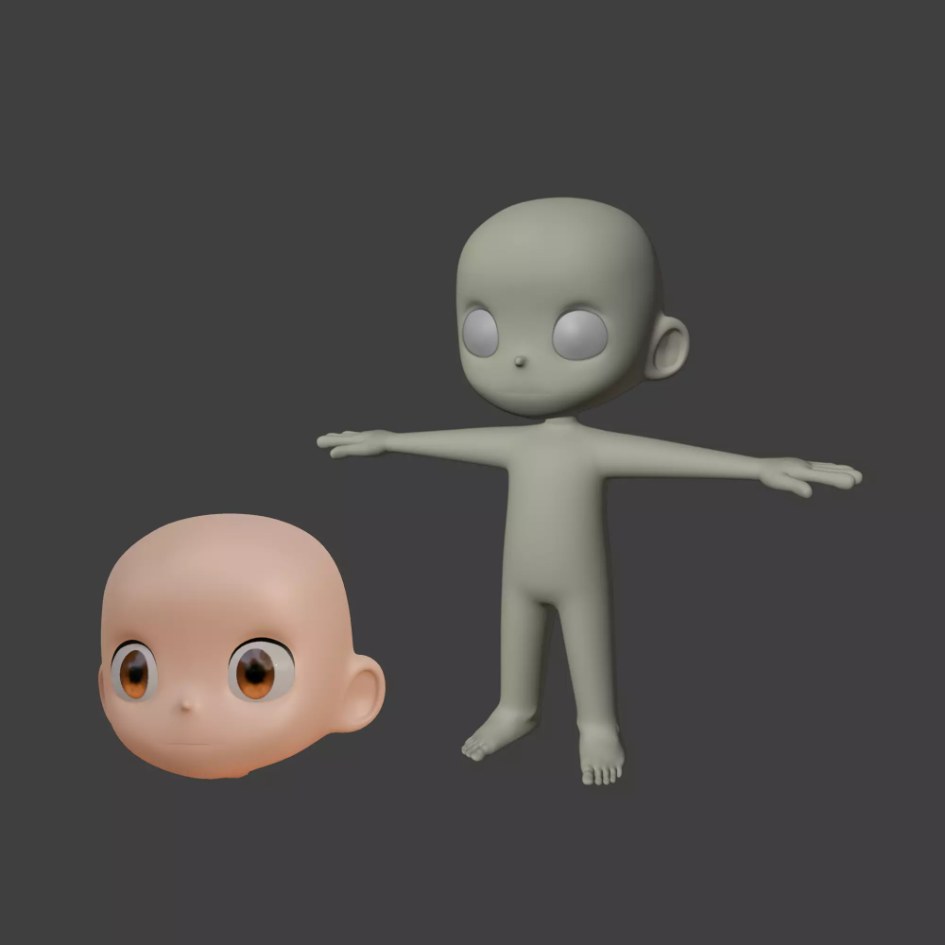 Free Stylized Boy Base Mesh — Quick Start for Character Work