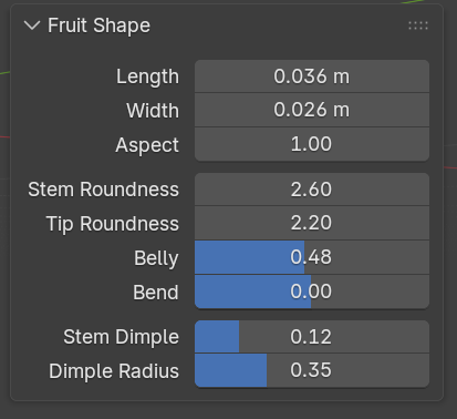 Fruit Shape