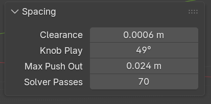 Spacing